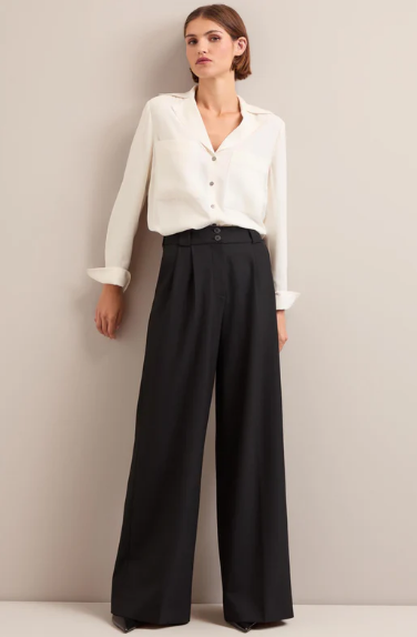 Margot New Wool Wide Leg Trouser